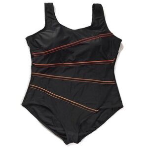 BPC Selection Black Tummy- Trim Swimsuit